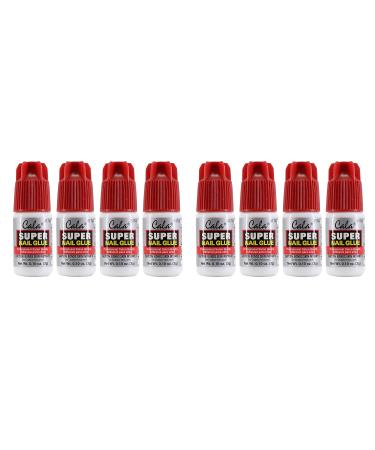 Cala Super Nail Glue Professional Salon Quality | Quick and Strong Nail Liquid Adhesive (8 Bottles) - Buy Online on GoSupps.com