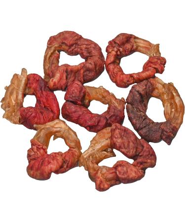 Buffalo Jerky Tendon Ring (2-4 Inches) 100% All-Natural Single Ingredient Grass-Fed Free-Range Premium Buffalo Dog Chews - Air Dried Healthy Dog Treats - 5 Pack - Buy Online on GoSupps.com