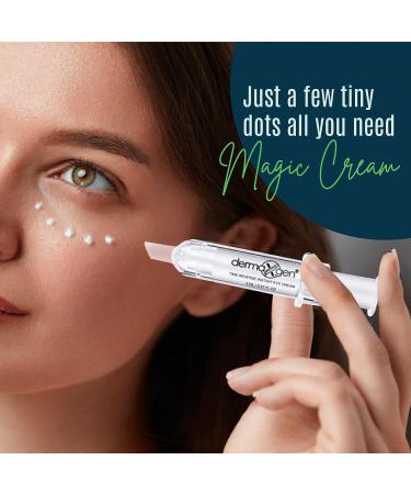 DERMAXGEN Puffy Eye Treatment - Instant Anti-Aging Eye Cream for Under-Eye Bags, Wrinkles, Dark Circles - 8ml - Buy Online on GoSupps.com