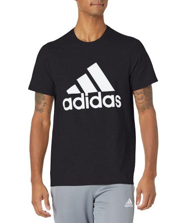 adidas Men's Basic Badge Of Sport Tee X-Large Black/White
