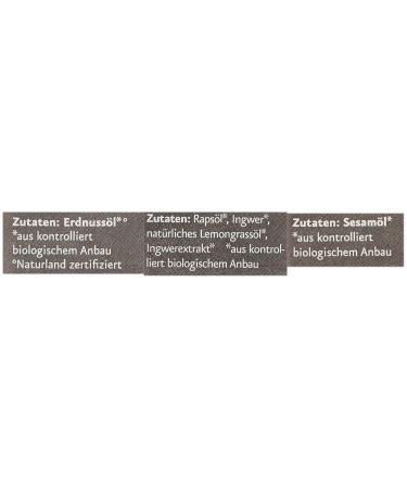  lm hle Solling Organic Gift Set for Chinese Cuisine - Peanut Oil Sesame Oil Ginger-Lemongrass - 3 x 100ml - Perfect for International Shipping - Buy Online on GoSupps.com