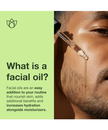Botanics Facial Oil for Men - Nourishing Daily Face & Beard Oil for Dry Skin - Enriched with Argan & Rosehip Oils - Lightweight & Non-Greasy Men's Skincare - Vegan Cruelty Free (0.84 Fl Oz) - Buy Online on GoSupps.com