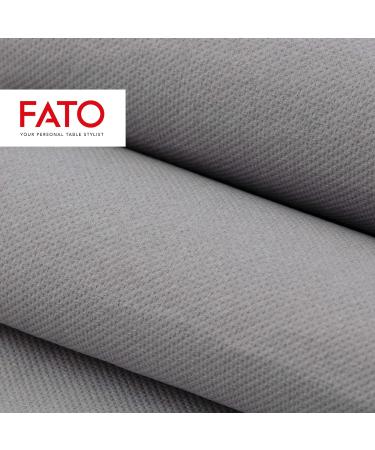 FATO Disposable Paper Napkins - 40-Pack Soft 2-Layer Gray Napkins 38x38 cm 100% Pure Cellulose FSC Certified - Buy Online on GoSupps.com