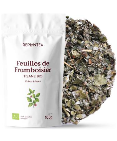 FEUILLE DE FRAMBOISIER TISANE BIO 100g (50 Tasses) | Infusion Fin de Grossesse | Th de Pr paration l'accouchement REPLANTEA