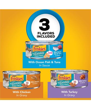 Purina Friskies Cat Food 5.5 oz. Cans Yellow - Pack of 12 - Buy Online on GoSupps.com