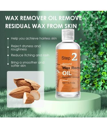 Demine Up & Wax Care Kit - Professional Waxing Set for Women | Pre-Wax Cleaner Wax Remover Oil & Aloe Vera Gel for At-Home Use - Buy Online on GoSupps.com