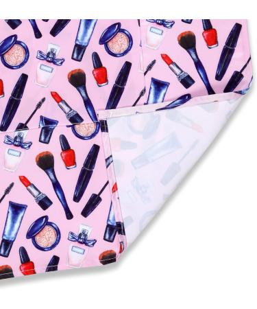 Plum Hill Pink Esthetician & Cosmetology Apron Waterproof Stylist Apron for Women with Pockets - International Shipping Available - Buy Online on GoSupps.com