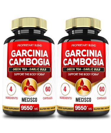 Garcinia Cambogia 9550mg - 4 Month Supply - Supplement for Men and Women - A Natural Appetite and Weight Control Supplement
