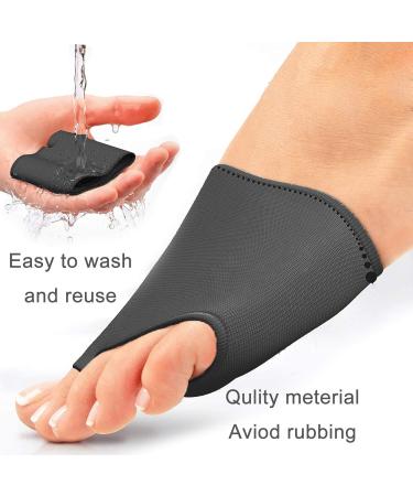Metatarsal Sleeve Pads with Gel Forefoot Cushions for Metatarsalgia, Neuroma, Calluses - Men and Women - (Black) - Buy Online on GoSupps.com