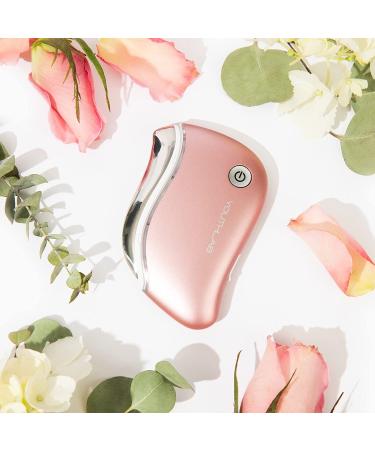 YouthLab ProSculpt Gua Sha Tool | Heat/Electric Vibration | Anti-Aging & Wrinkle Reduction | Facial Sculpting/Tightening | Eye Puffiness & Tension Relief | Acupressure | Face Lift | Double Chin | Rose Gold - Buy Online on GoSupps.com