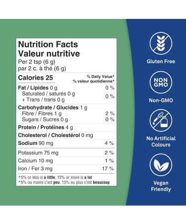 Organika Certified Organic Spirulina Powder- Superfood 3rd Party Tested Pristine Sourcing Vegan- 300g 300 g (Pack of 1) Powder - Buy Online on GoSupps.com