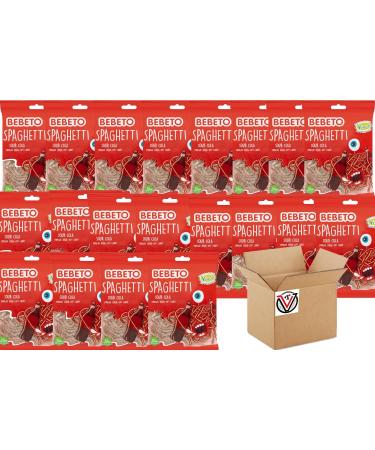 20 x Spaghetti Sour Soft Candy 70g - Vegetarian Society Approved - Vegan | VIMIX (Cola) - Buy Online on GoSupps.com
