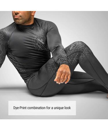 Hayabusa Geo Jiu Jitsu Compression Spats - Large Grey | Top-Quality Performance Gear - Buy Online on GoSupps.com