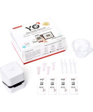 YO Home Sperm Test - 4 Tests for Apple iPhone, Android, MAC & Windows - Men's Fertility Kit to Check Moving Sperm & Record Videos - Buy Online on GoSupps.com