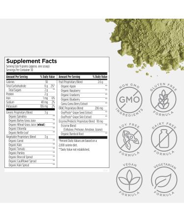 Designs for Health EssentiaGreens and Reds (Unflavored 30 Servings) Vegan Superfood Powder with Spirulina Kale Apple & More for Daily Nutrition and Digestive Health - Buy Online on GoSupps.com