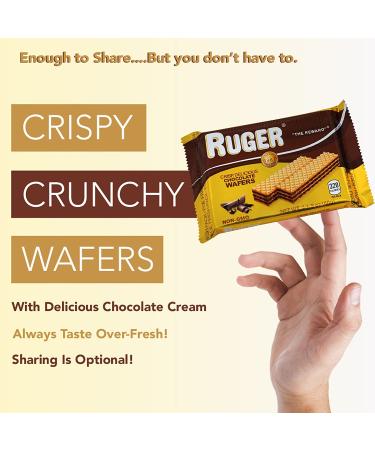 Ruger Wafers - Delicious Austrian Chocolate Wafers (12 Pack, 2.125 oz) - Buy Online on GoSupps.com