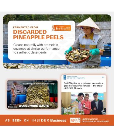 Fuwa3e Pineapple Enzyme Natural Foam Hand Wash Tangerine - 10.1oz 1 Pack - 99% Organic Hand Wash Soap with Fermented Pineapple Peels - Non Toxic Hand Soap Sensitive Skin Safe With Pure Essential Oil Oriental Tangerine 10.1  - Buy Online on GoSupps.com