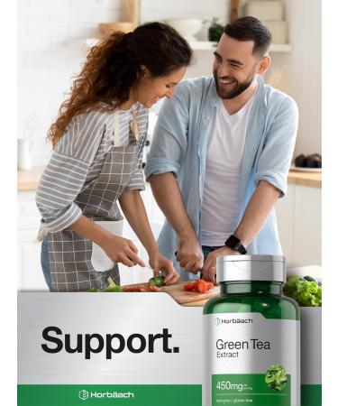 Green Tea Extract Capsules 450mg | 180 Count | Herbal Supplement | Non-GMO & Gluten Free - Buy Online on GoSupps.com
