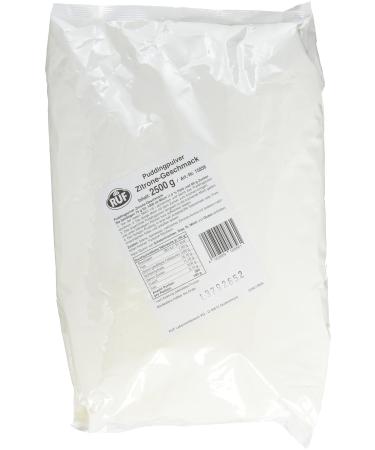 Call lemon pudding powder pudding for cooking with natural lemon aroma summer pudding storage pack for large kitchen and canteen 1x2500g