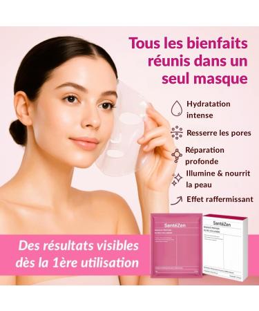 6 Masques Premium | Masque Collagene et Acide Hyaluronique | Masque collag ne Anti-Rides Anti Cernes | Masque visage Soins Hydratant Raffermissant Anti- ge | Peau Lisse et clatante - Buy Online on GoSupps.com