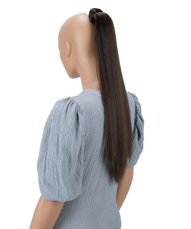 CAISHA 60cm Straight Brown Hair Braid with Velcro Hairpiece - HCK12 Brown #10 Hair Extension for International Shipping - Buy Online on GoSupps.com