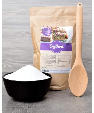 NoSugarSugar Erythritol - Natural Calorie-Free Sugar Substitute (1000g) | 70% Sweetness for Healthy Living - Buy Online on GoSupps.com