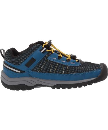 KEEN Big Kid's Targhee Sport Vented Hiking Shoe - Mykonos Blue/KEEN Yellow - Size 4 US - Buy Online on GoSupps.com