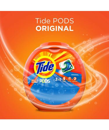 Tide Pods Laundry Detergent Soap Pods Original Scent 42 Count - Powerful Cleaning Formula - Buy Online on GoSupps.com
