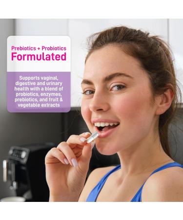 Fallopia Probiotics for Women with Prebiotic Cranberry d Mannose Digestive Enzymes & Hibiscus 34 Strains 100 Billion CFU Feminine Care Supplement for Vaginal Gut Urinary Health and pH Balance Support - Buy Online on GoSupps.com