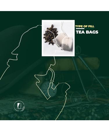 Lucky Cuppa's "221b Bakers Brew" Sherlock Chai Tea - Indian Tea - Decaf Chai Tea - Sherlock Holmes Classic Chai Tea for Tea Lovers -Individually Wrapped Tea Bags- 25 - Buy Online on GoSupps.com