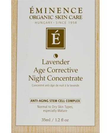 Buy Eminence Lavender Age Corrective Night Concentrate Serum - 1.2 oz for Unisex | Anti-Aging Solutions & International Shipping - Buy Online on GoSupps.com