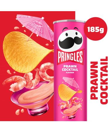 Pringles Prawn Cocktail Flavour Crisps 185g - Buy Online on GoSupps.com