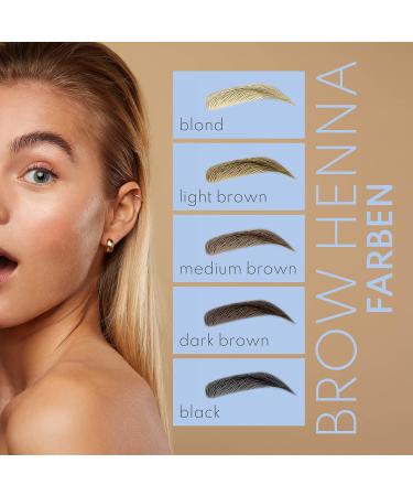 Augenmanufaktur Eyebrow Tint Kit - Brow Henna Basis Kit with natural water-based ingredients available in five different colours - Buy Online on GoSupps.com