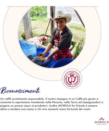  Morola Morola Italian Coffee - Morola Pods - Espresso Creamy Quality - Biodegradable Pods ESE44 (50 Waffles) - Buy Online on GoSupps.com