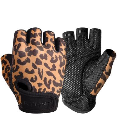 ZEROFIRE Workout Gloves for Women Men - Weight Lifting Gloves with Full Palm Protection & Extra Grip for Gym,Weightlifting,Fitness,Exercise,Training.Cycling A1-Leopard Medium