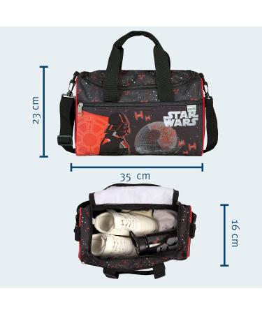 Buy Undercover Star Wars Sports Bag for Boys | 10L Small Travel Bag with Removable Strap | Personalized Darth Vader Design - Buy Online on GoSupps.com