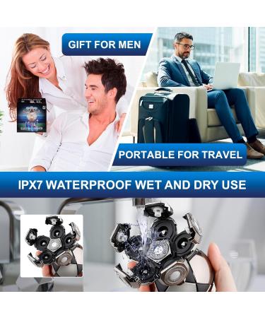 2024 Ultimate Head Shaver for Bald Men - IPX7 Waterproof Cordless Electric Razor 6D Rotary Grooming Kit with Clippers & Nose Trimmer - Buy Online on GoSupps.com