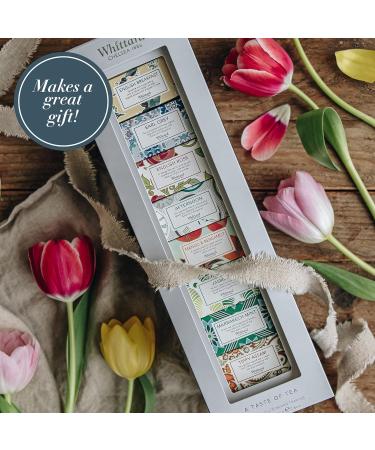Whittard of Chelsea Tea Discoveries Gift Set - 8 Flavours x 5 Teabags | Black & Green Teas for Vegans & Vegetarians - Buy Online on GoSupps.com