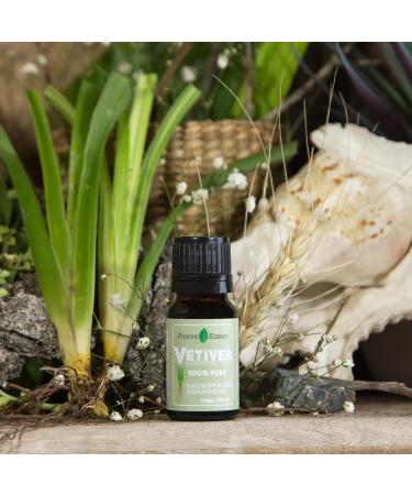 100% Pure Vetiver Essential Oil - Organic Relaxation Oil for Diffusers Farm-Fresh from Thailand 10ml - Buy Online on GoSupps.com