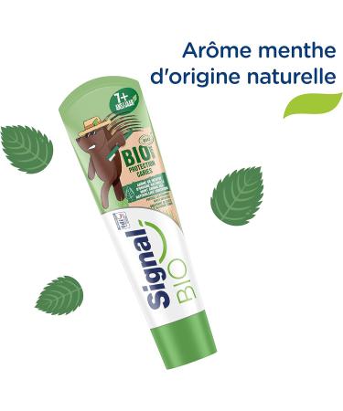Signal Kids Organic Children's Toothpaste Mint Flavor of Natural Origin 50 ml - Buy Online on GoSupps.com