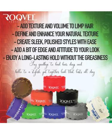 ROQVEL PROFESSIONAL Aqua Hair Styling Wax 02 Blue 150ml - Buy Online on GoSupps.com