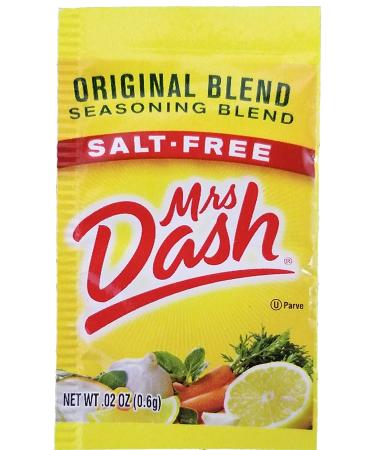 Mrs Dash Original Blend Seasoning Packets - Salt Free, No MSG - 100 Packets with Swivel Spoons - Buy Online on GoSupps.com
