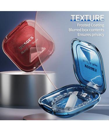 Odorless Large Mouth Guard Case for Teenagers & Adults - Portable Frosted Aligner Holder for Travel - Green - Buy Online on GoSupps.com