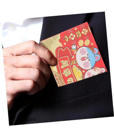 ABOOFAN 72 pcs Red Envelope Cartoon Wallet Purse Bunny Purse Festive Cartoon Money Bag New Year Gift Bag Chinese Style Bunny red envelopes China Year red Envelope Rabbit Modeling - Buy Online on GoSupps.com