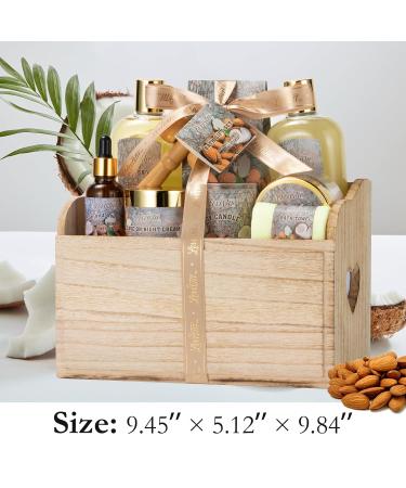 10 Pc Spa Gift Set for Women | Valentine's Day Spa Kit Bubble Bath Gift Basket with Epsom Salt Body Oil Scrub & Candle - Perfect Gift for Her - Buy Online on GoSupps.com
