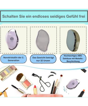 SOASINPRO Crystal Nano Hair Remover | Premium Efficient Depilation Device for Women & Men | Magic Crystal Hair Remover - Gentle on Skin (Silver) - Buy Online on GoSupps.com