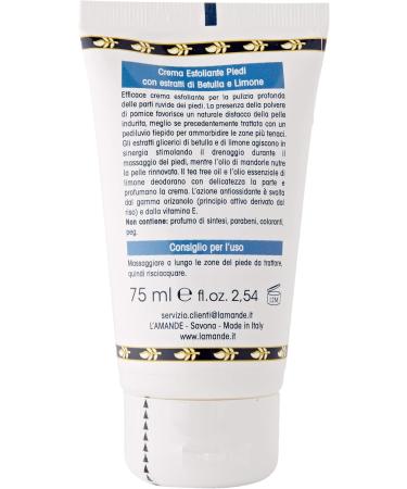  L'Amande Exfoliating Foot Cream - 75 ml - Buy Online on GoSupps.com