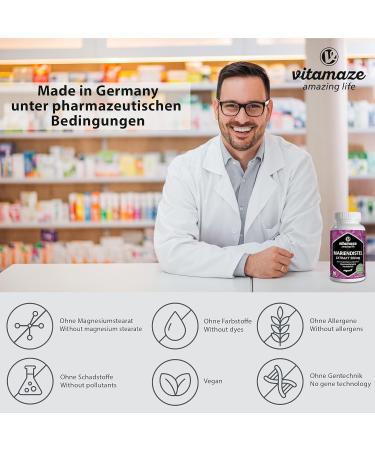 Milk Thistle Capsules High Strength & Vegan - 90 Capsules, 500mg Extract with 80% Silymarin - Natural Food Supplement, German Quality - 3 Month Supply - Buy Online on GoSupps.com