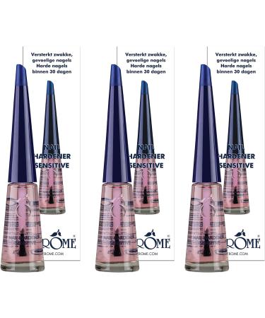 Herome - 3 PACK Nail Hardener Sensitive 3x10ml | With Keratin Nail Strengthener for Sensitive & Weak Nails Strengthening Treatment Hardening Nail Polish for quick Nail Growth 3-Pack - Buy Online on GoSupps.com