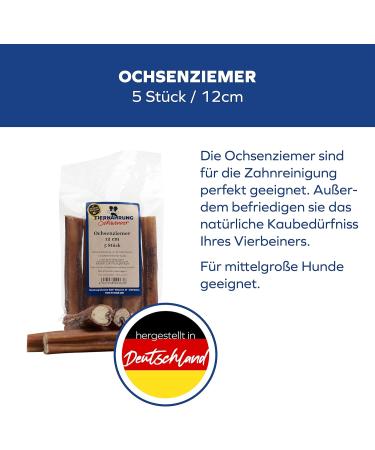 Buy Schwenner Ochsenziemer Dog Chews - 12cm Long-Lasting Chewing Treats - 5 pcs - 150g Pack - Premium Pet Food for Dogs - International Shipping Available - Buy Online on GoSupps.com